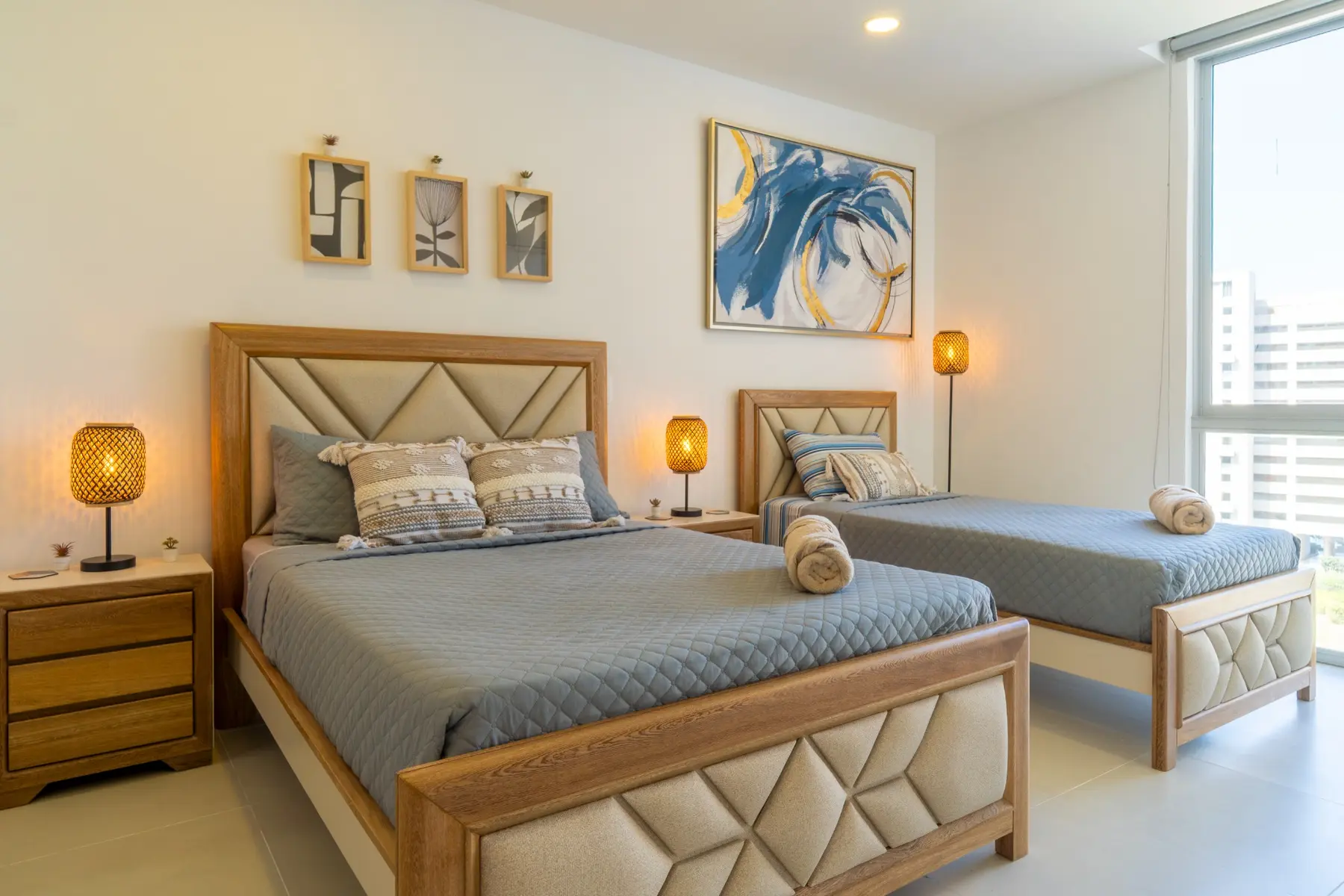 Habitación amoblada del apartamento