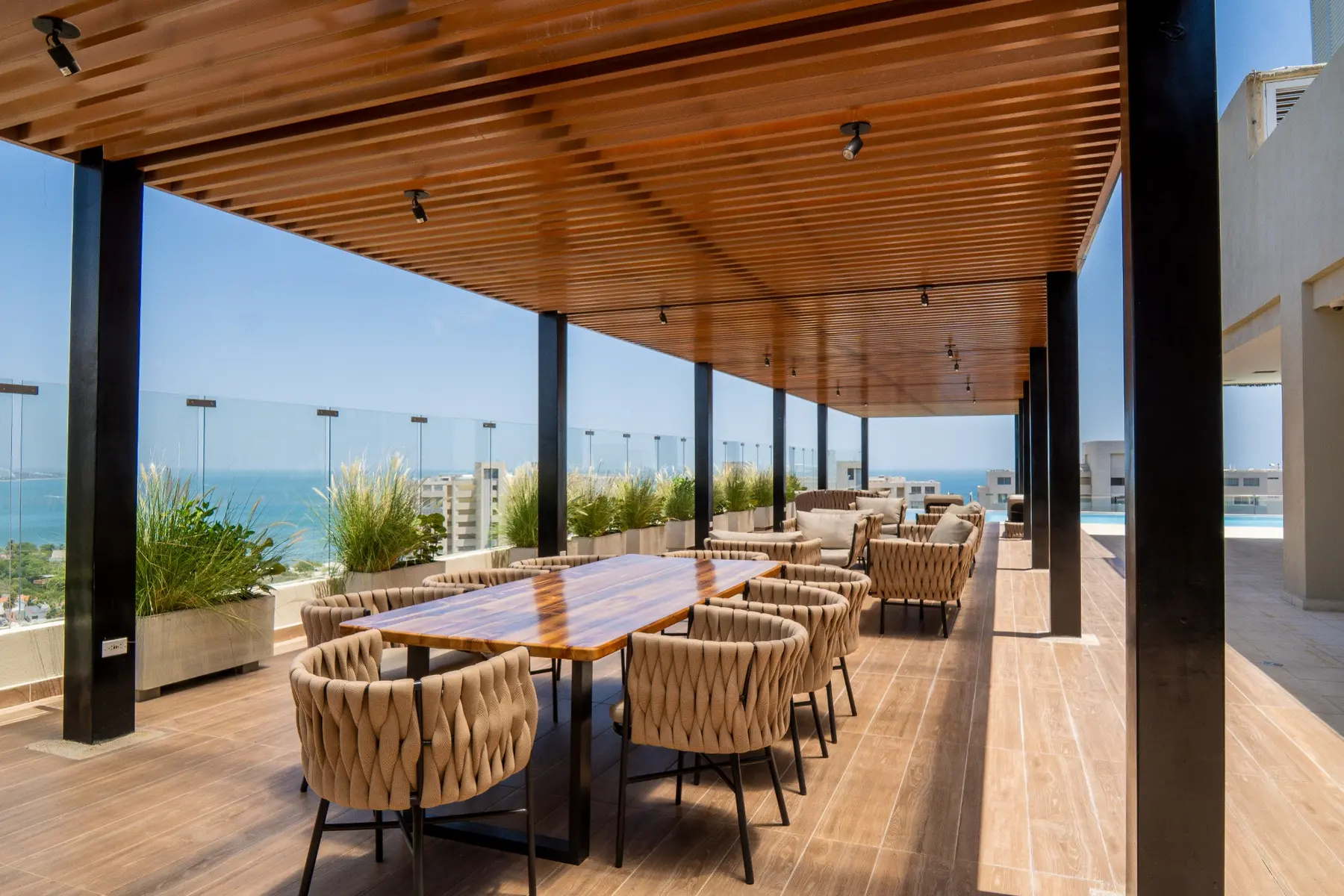 Terraza de las zonas comunes