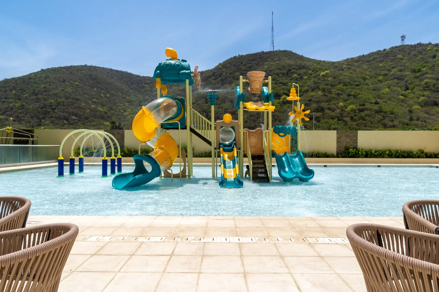 Zona acuática infantil