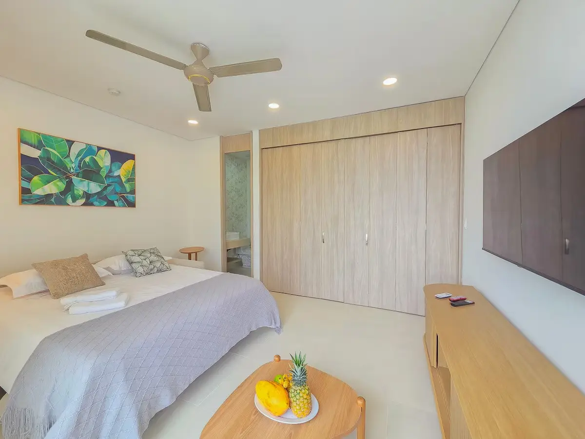 Segunda habitación integrada al espacio social.