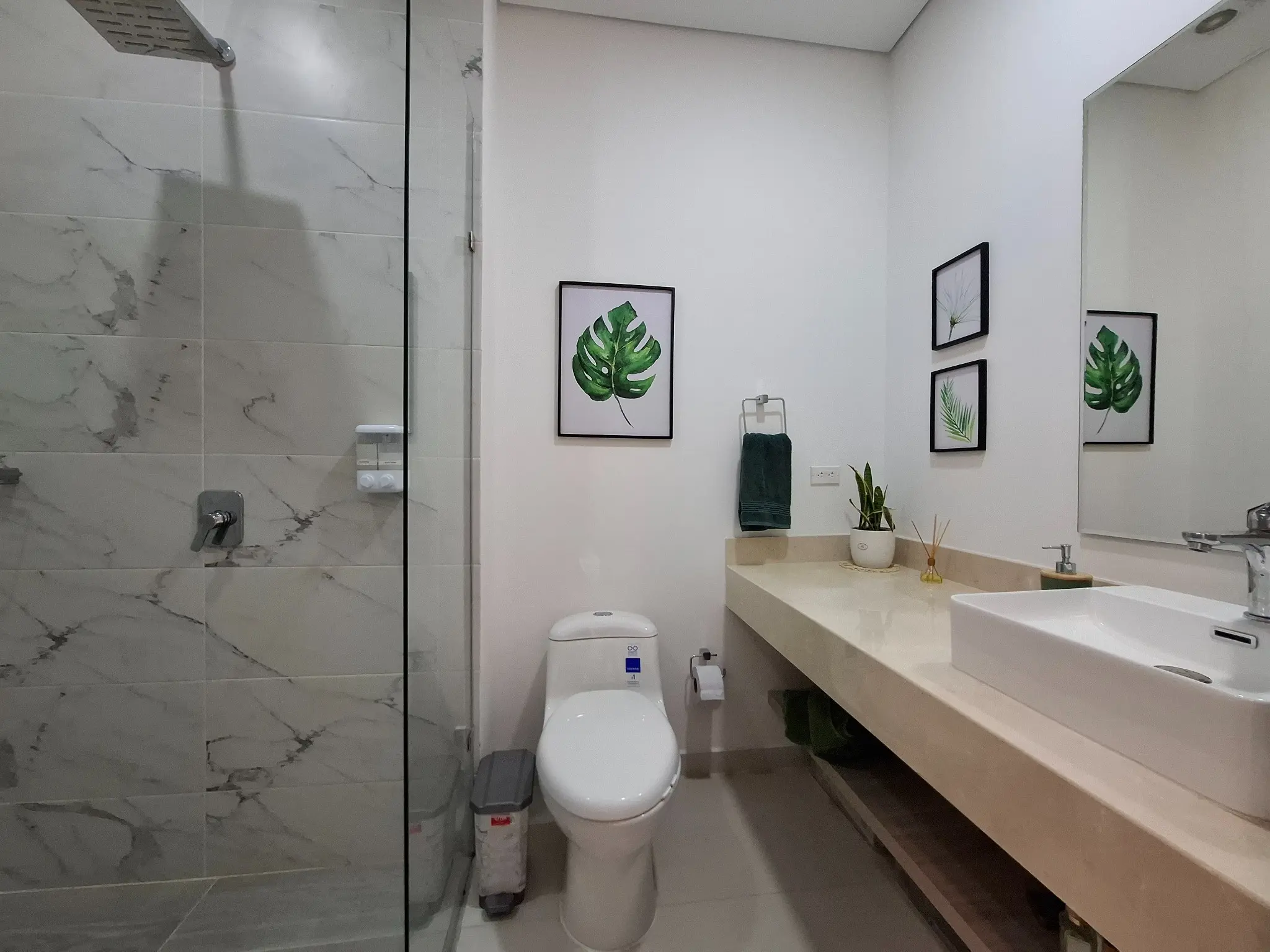 Baño privado real de Maré Apartaestudio